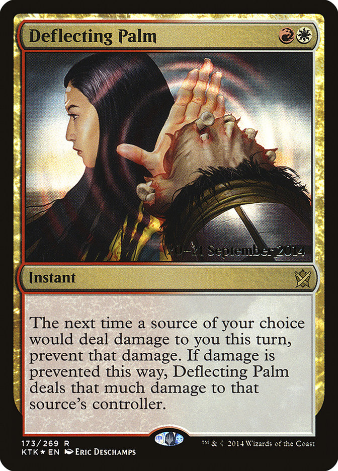 Deflecting Palm  [Khans of Tarkir Prerelease Promos] | Empire Gaming NC