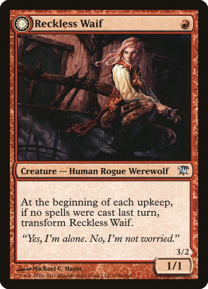 Reckless Waif // Merciless Predator [Innistrad] | Empire Gaming NC