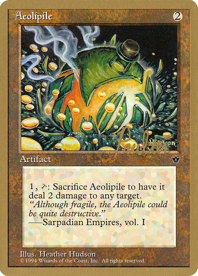 Aeolipile (Preston Poulter) [Pro Tour Collector Set] | Empire Gaming NC