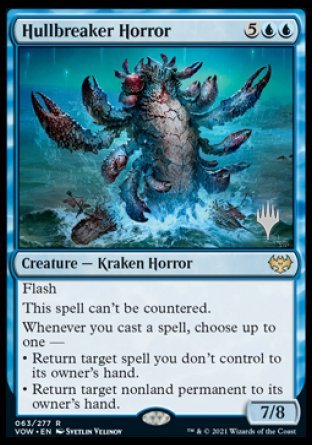 Hullbreaker Horror (Promo Pack) [Innistrad: Crimson Vow Promos] | Empire Gaming NC