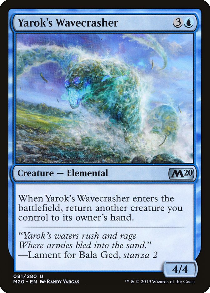 Yarok's Wavecrasher [Core Set 2020] | Empire Gaming NC