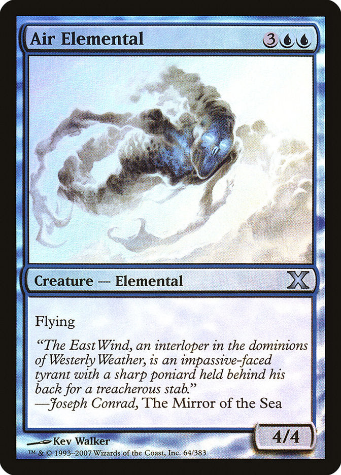 Air Elemental (Premium Foil) [Tenth Edition] | Empire Gaming NC