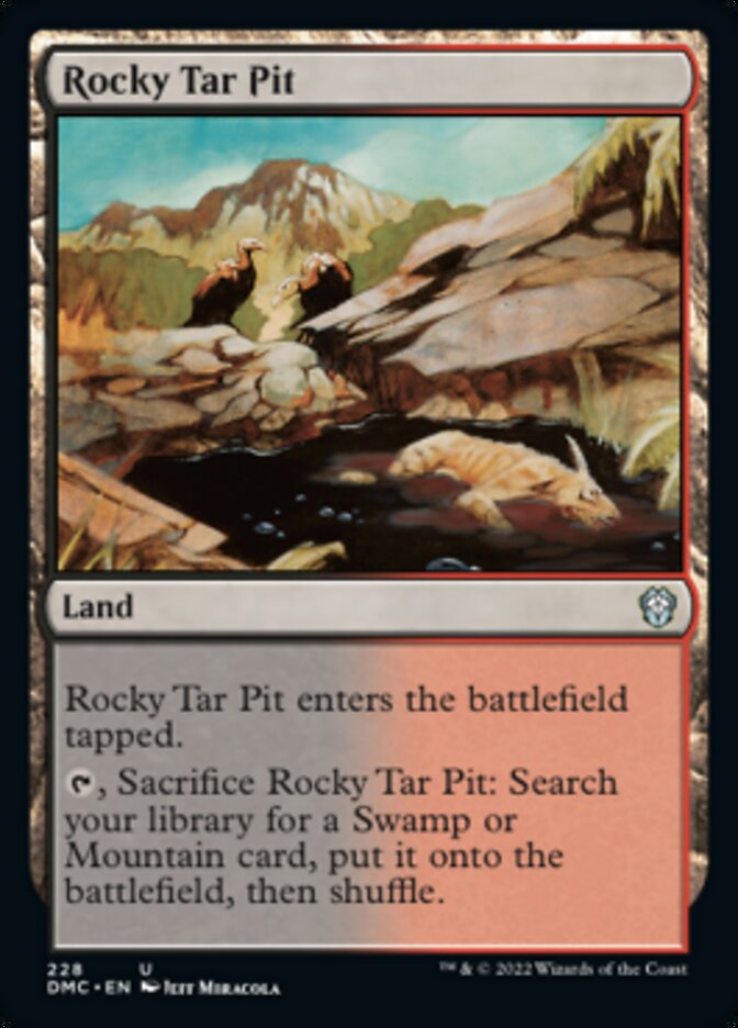 Rocky Tar Pit [Dominaria United Commander] | Empire Gaming NC