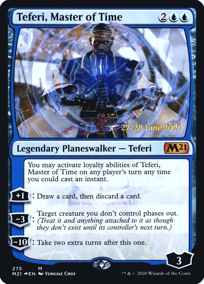 Teferi, Master of Time  [Core Set 2021 Prerelease Promos] | Empire Gaming NC