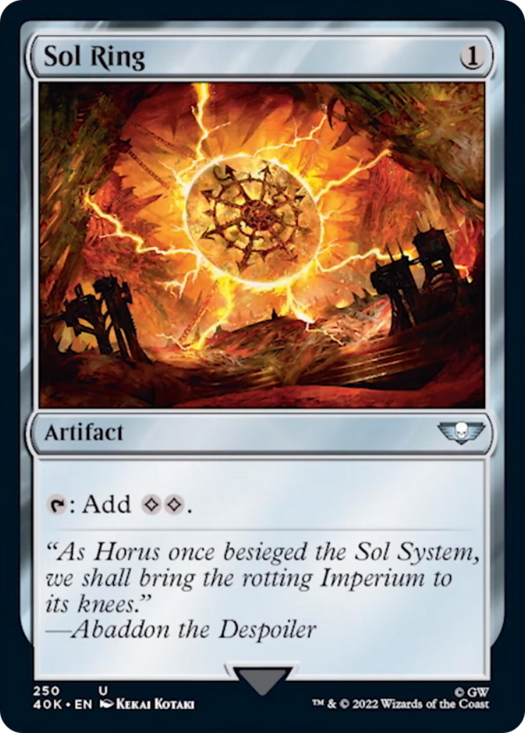 Sol Ring (250) (Surge Foil) [Universes Beyond: Warhammer 40,000] | Empire Gaming NC