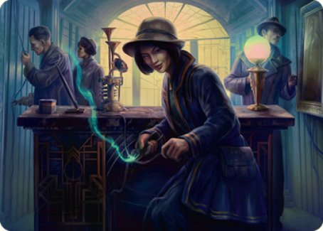 Wiretapping Art Card [Streets of New Capenna Art Series] | Empire Gaming NC