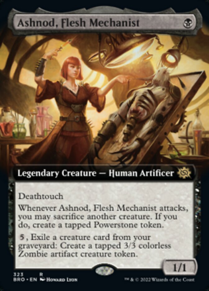 Ashnod, Flesh Mechanist (Extended Art) [The Brothers' War] | Empire Gaming NC