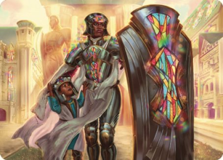 Guardian of New Benalia Art Card [Dominaria United Art Series] | Empire Gaming NC