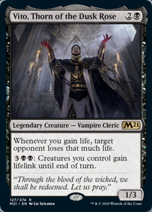 Vito, Thorn of the Dusk Rose [Core Set 2021] | Empire Gaming NC