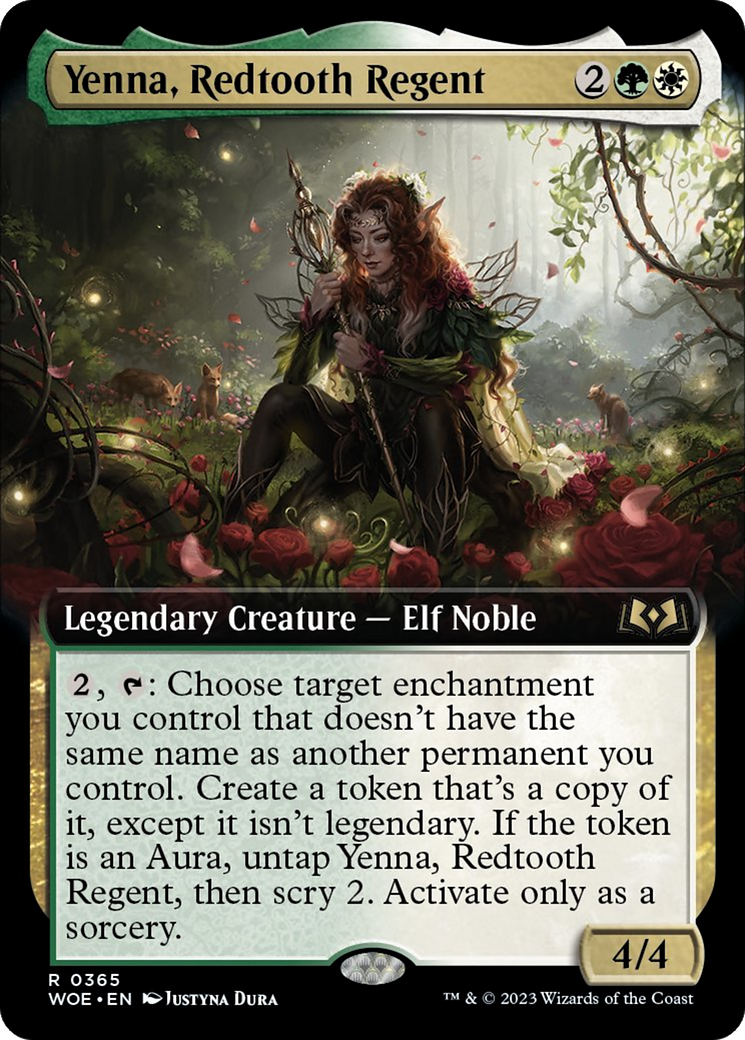 Yenna, Redtooth Regent (Extended Art) [Wilds of Eldraine] | Empire Gaming NC