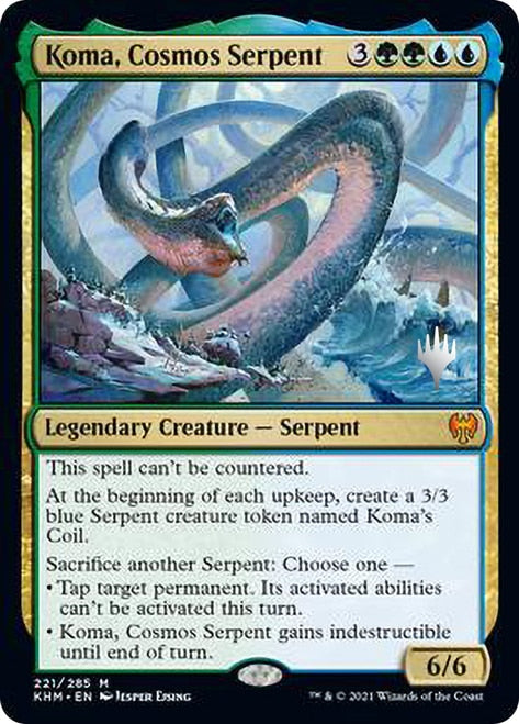 Koma, Cosmos Serpent [Kaldheim Promo Pack] | Empire Gaming NC