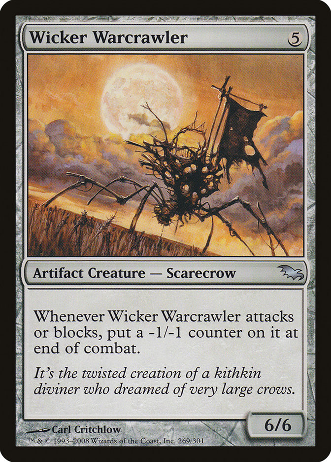 Wicker Warcrawler [Shadowmoor] | Empire Gaming NC