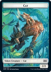 Cat // Copy Double-sided Token [Double Masters Tokens] | Empire Gaming NC