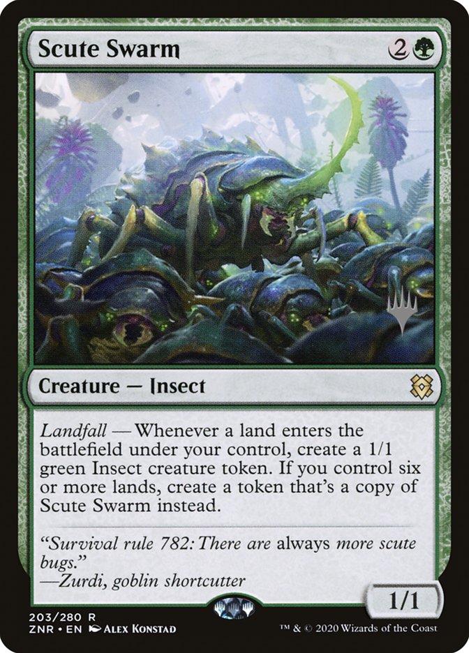 Scute Swarm (Promo Pack) [Zendikar Rising Promos] | Empire Gaming NC