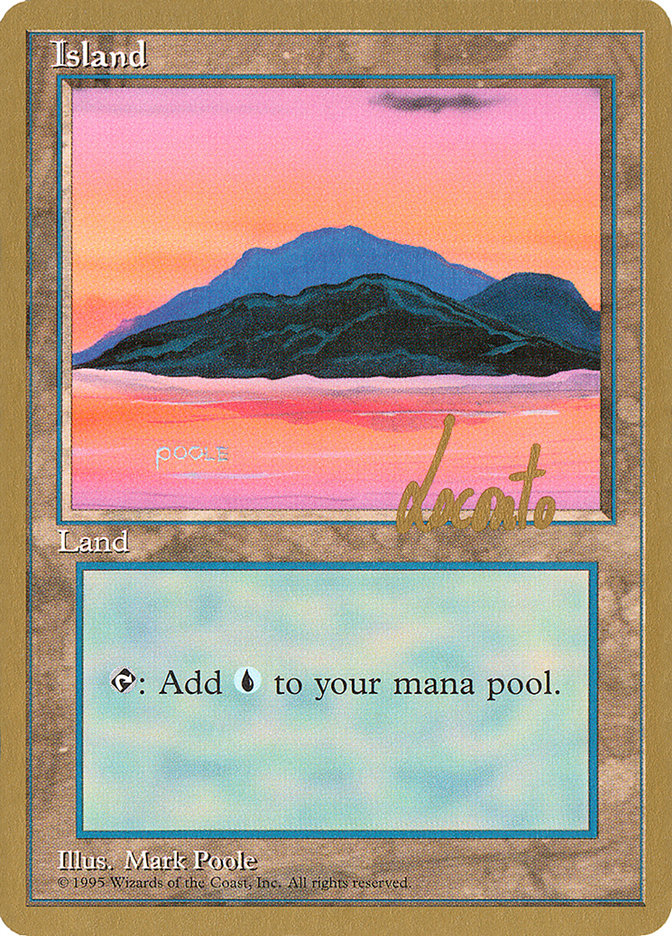 Island (ml369) (Michael Loconto) [Pro Tour Collector Set] | Empire Gaming NC