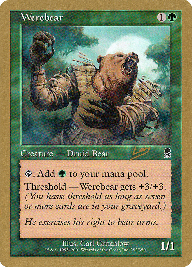 Werebear (Raphael Levy) [World Championship Decks 2002] | Empire Gaming NC