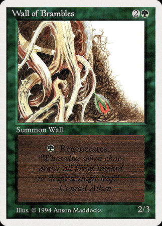 Wall of Brambles [Summer Magic / Edgar] | Empire Gaming NC