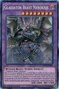 Gladiator Beast Nerokius [MP15-EN051] Secret Rare | Empire Gaming NC