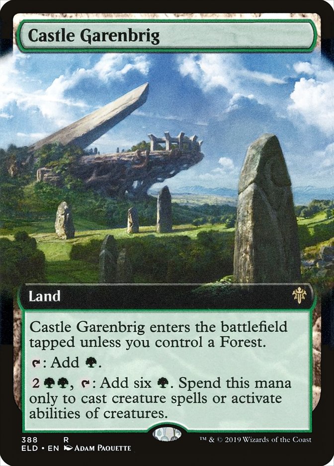 Castle Garenbrig (Extended Art) [Throne of Eldraine] | Empire Gaming NC