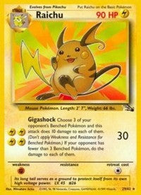 Raichu (29) (29) [Fossil] | Empire Gaming NC