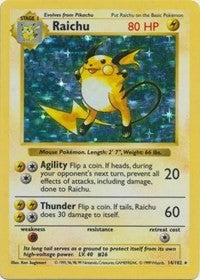 Raichu (14) [Base Set (Shadowless)] | Empire Gaming NC