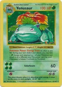 Venusaur (15) [Base Set (Shadowless)] | Empire Gaming NC