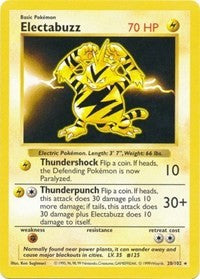 Electabuzz (20) [Base Set (Shadowless)] | Empire Gaming NC