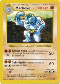 Machoke (34) [Base Set (Shadowless)] | Empire Gaming NC