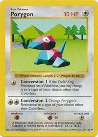 Porygon (39) [Base Set (Shadowless)] | Empire Gaming NC