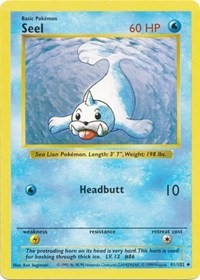 Seel (41) [Base Set (Shadowless)] | Empire Gaming NC