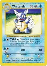 Wartortle (42) [Base Set (Shadowless)] | Empire Gaming NC