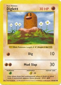 Diglett (47) [Base Set (Shadowless)] | Empire Gaming NC