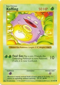 Koffing (51) [Base Set (Shadowless)] | Empire Gaming NC