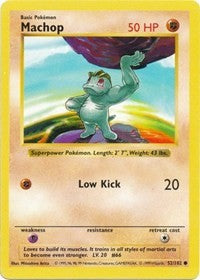 Machop (52) [Base Set (Shadowless)] | Empire Gaming NC