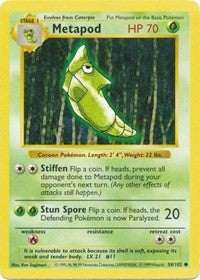 Metapod (54) [Base Set (Shadowless)] | Empire Gaming NC