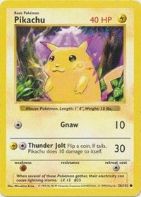 Pikachu (58) [Base Set (Shadowless)] | Empire Gaming NC