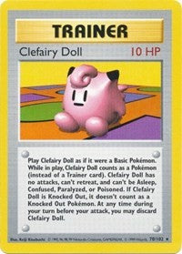 Clefairy Doll (70) [Base Set (Shadowless)] | Empire Gaming NC