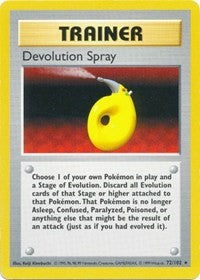 Devolution Spray (72) [Base Set (Shadowless)] | Empire Gaming NC