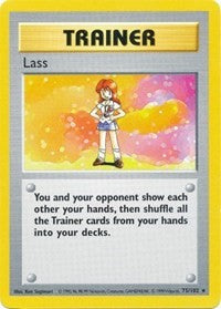 Lass (75) [Base Set (Shadowless)] | Empire Gaming NC
