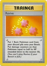 Revive (89) [Base Set (Shadowless)] | Empire Gaming NC