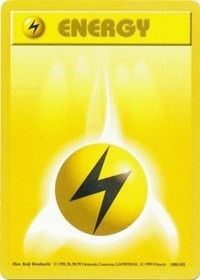 Lightning Energy (100) [Base Set (Shadowless)] | Empire Gaming NC