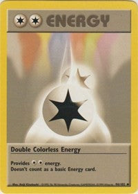 Double Colorless Energy (96) [Base Set (Shadowless)] | Empire Gaming NC