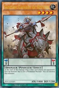 Samurai Cavalry of Reptier (ENSP1) [DOCS-ENSP1] Ultra Rare | Empire Gaming NC