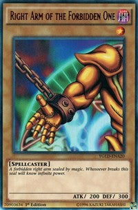 Right Arm of the Forbidden One (A) [YGLD-ENA20] Ultra Rare | Empire Gaming NC