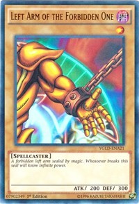 Left Arm of the Forbidden One (A) [YGLD-ENA21] Ultra Rare | Empire Gaming NC