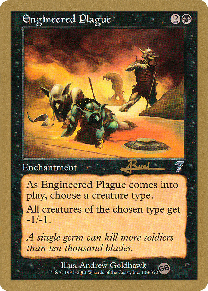 Engineered Plague (Antoine Ruel) (SB) [World Championship Decks 2001] | Empire Gaming NC