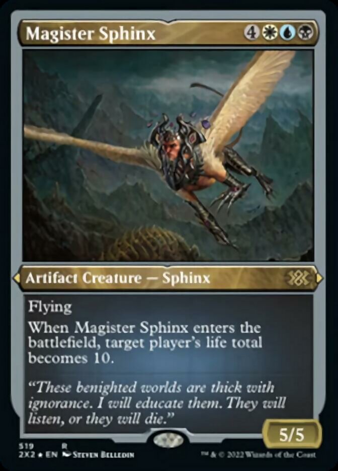 Magister Sphinx (Foil Etched) [Double Masters 2022] | Empire Gaming NC