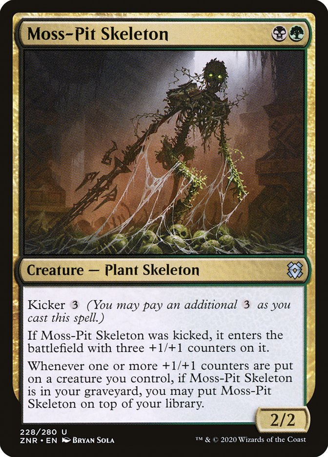 Moss-Pit Skeleton [Zendikar Rising] | Empire Gaming NC