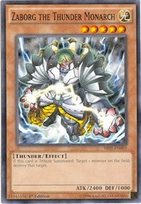 Zaborg the Thunder Monarch [SR01-EN005] Common | Empire Gaming NC