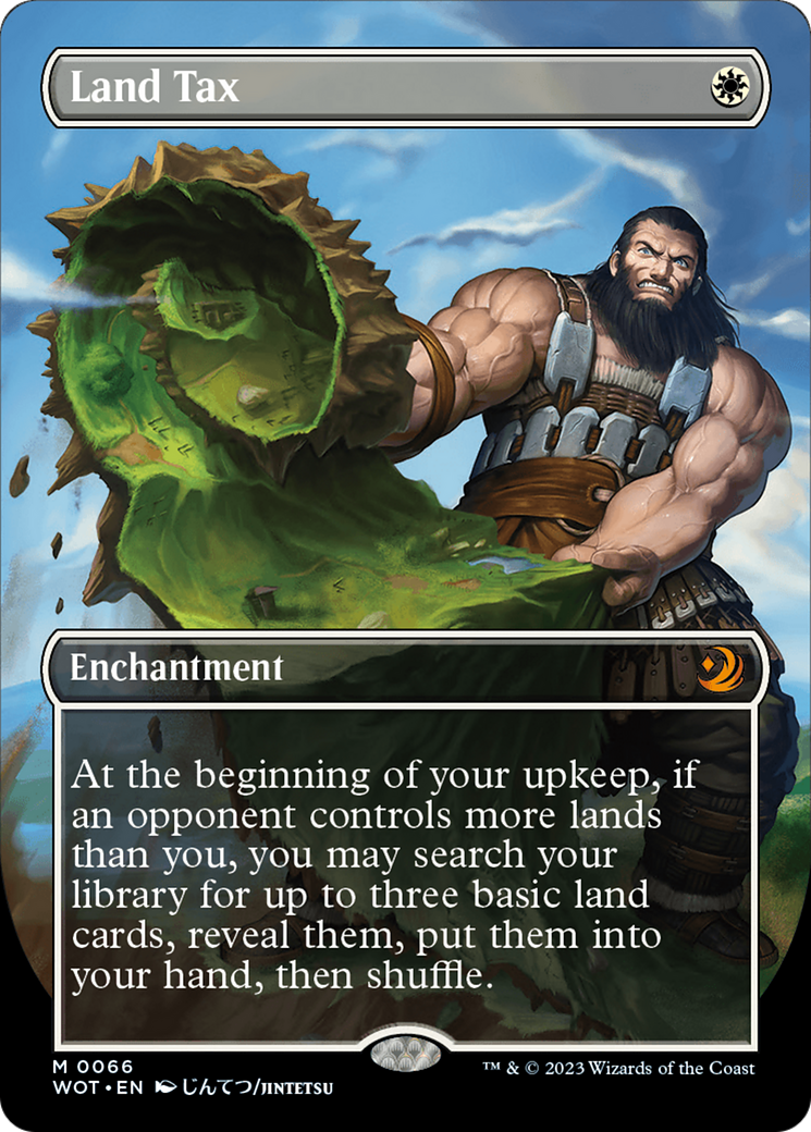 Land Tax (Anime Borderless) [Wilds of Eldraine: Enchanting Tales] | Empire Gaming NC